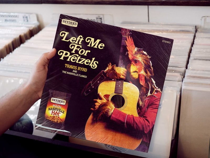 Hellbender Vinyl corporate sales example of custom vinyl record for Snyder's of Hanover