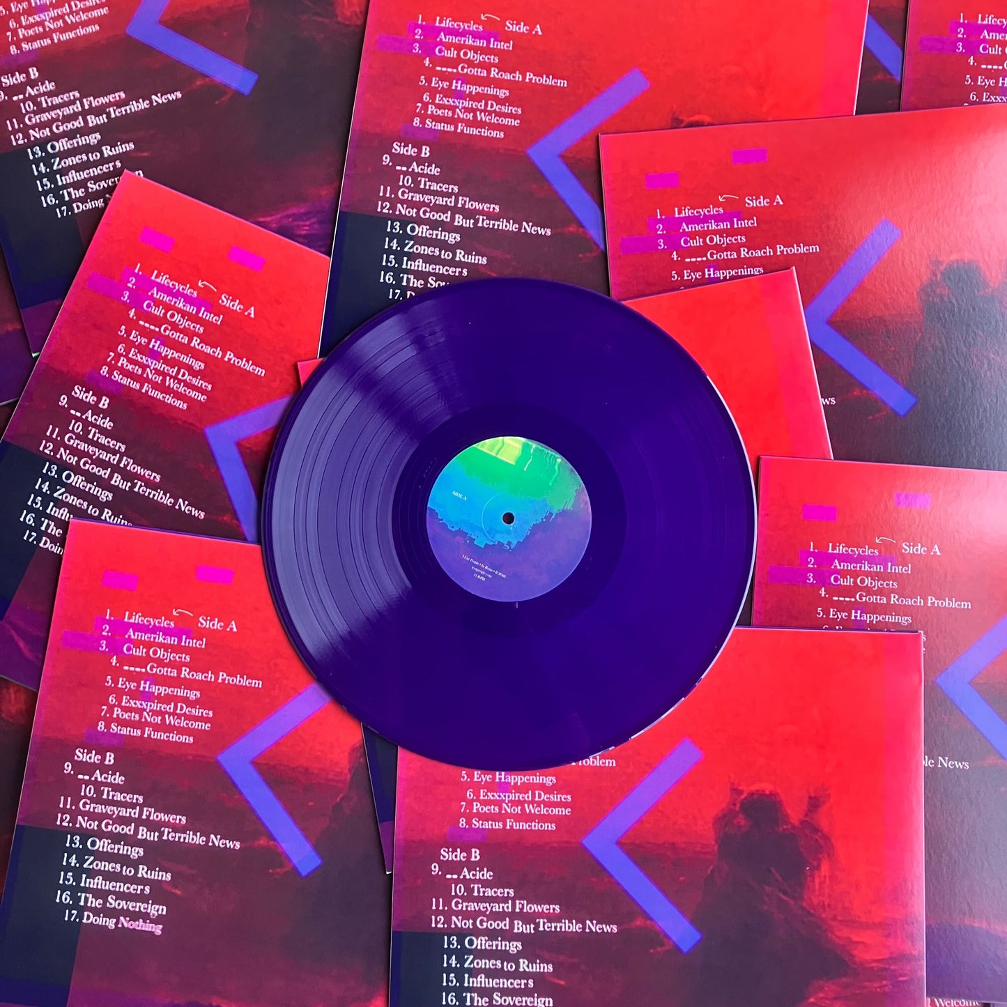 12" Vinyl Records - Purple