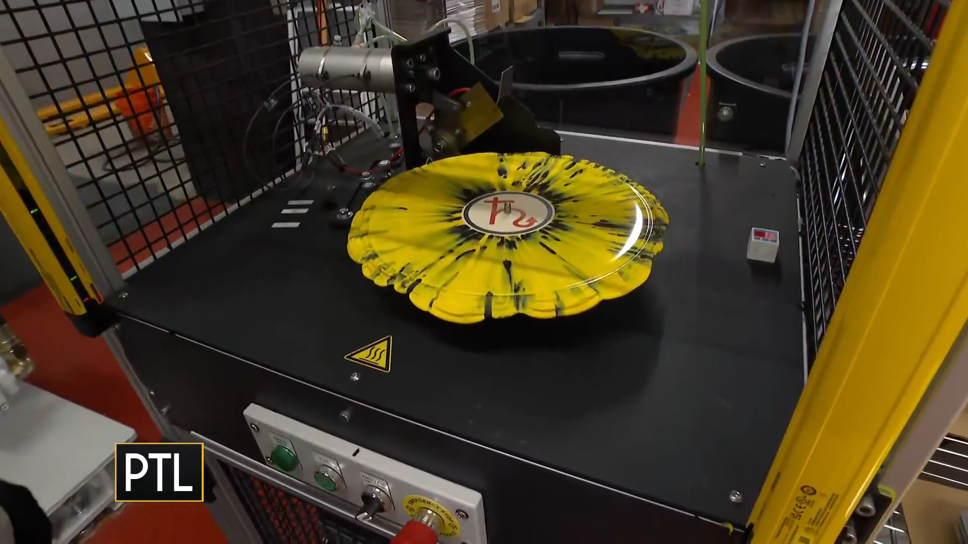 Load video: vinyl pressing tour at Hellbender Vinyl in Pittsburgh, Pennsylvania